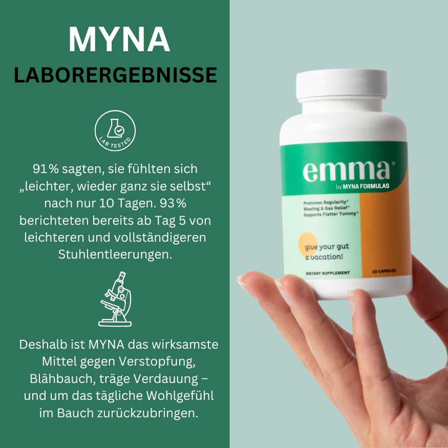 EMMA von MYNA – Europas Formel zur Darmsanierung
